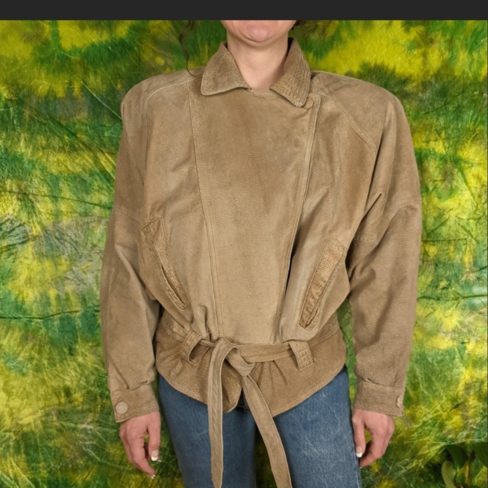 Vintage Suede Western 80s Jacket